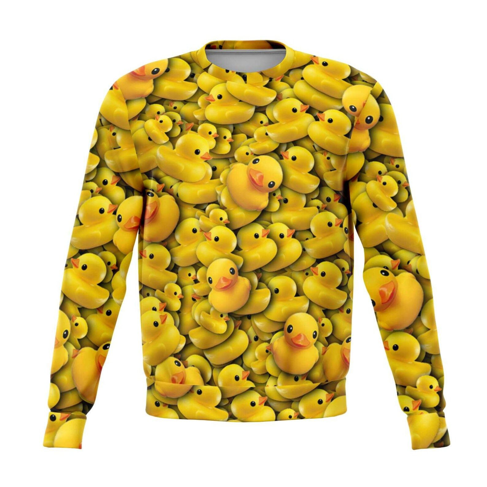 Rubber Duckie Ugly Christmas Sweater Adult 3D Funny Matching for family