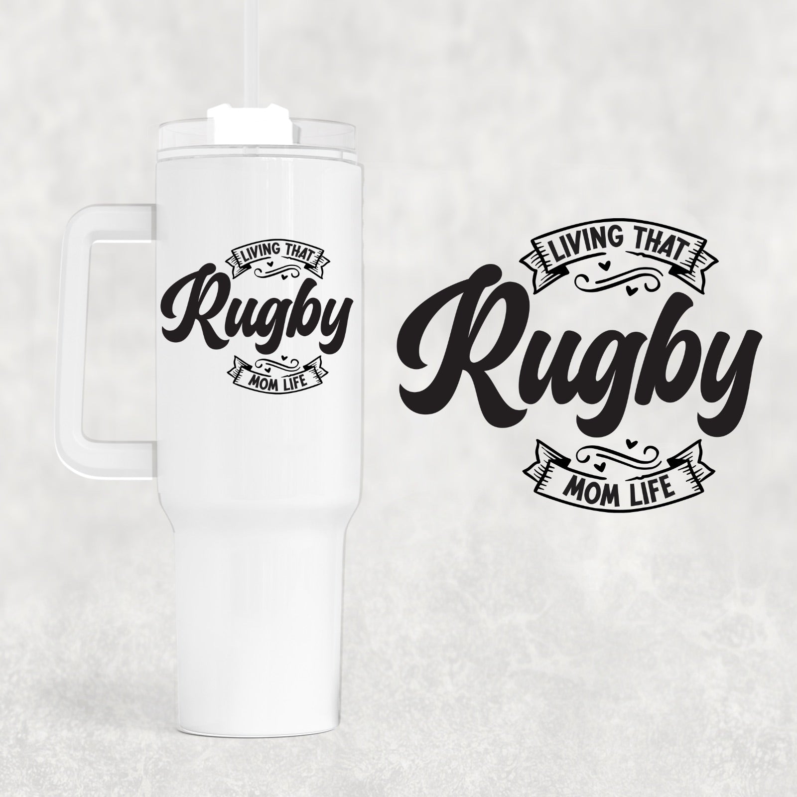 Rugby Custom Stanley Cup 40 oz 30 oz Tumbler With HandleTVC2301748