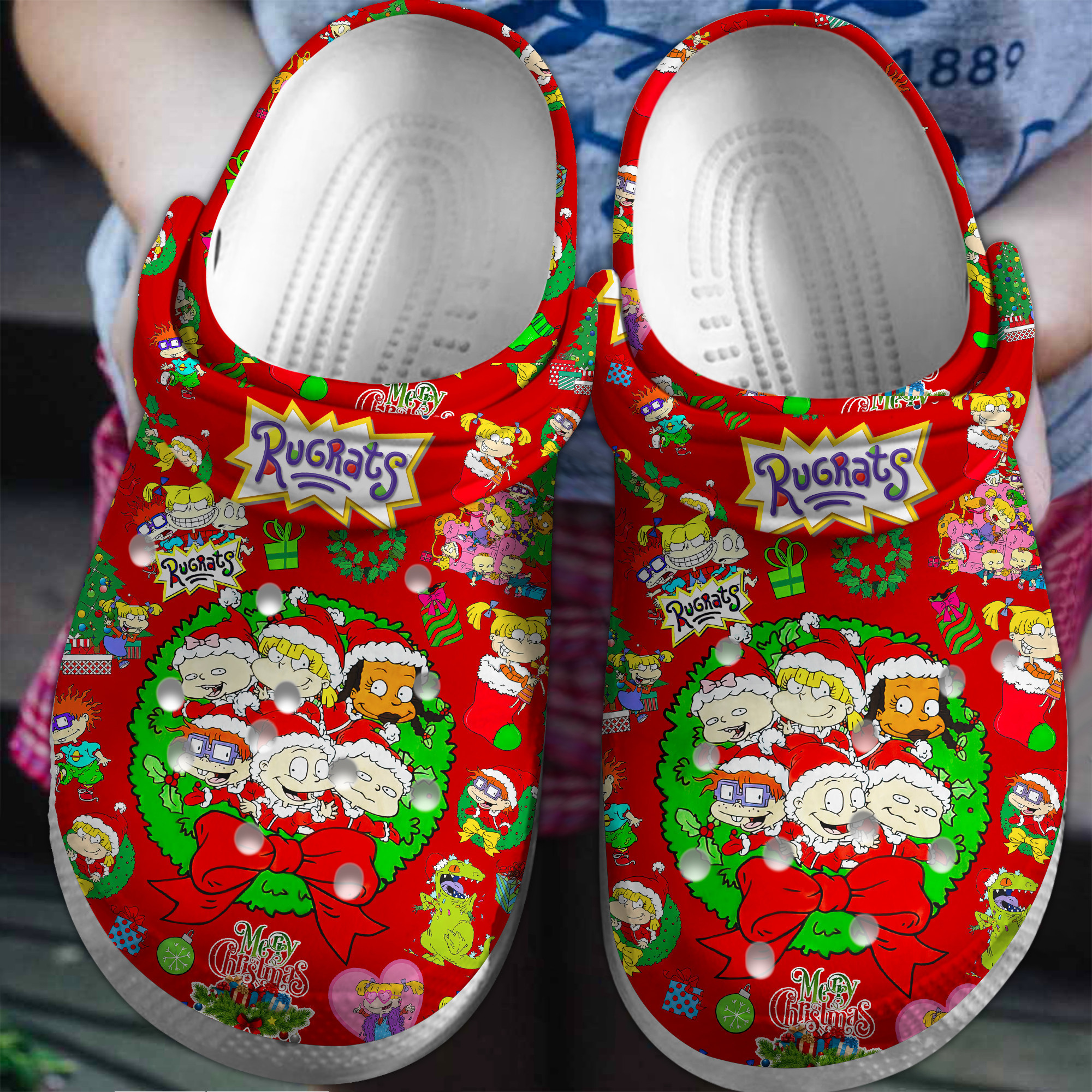 Rugrats TV Series Crocs Crocband Clogs Shoes Comfortable For Men Women and Kids