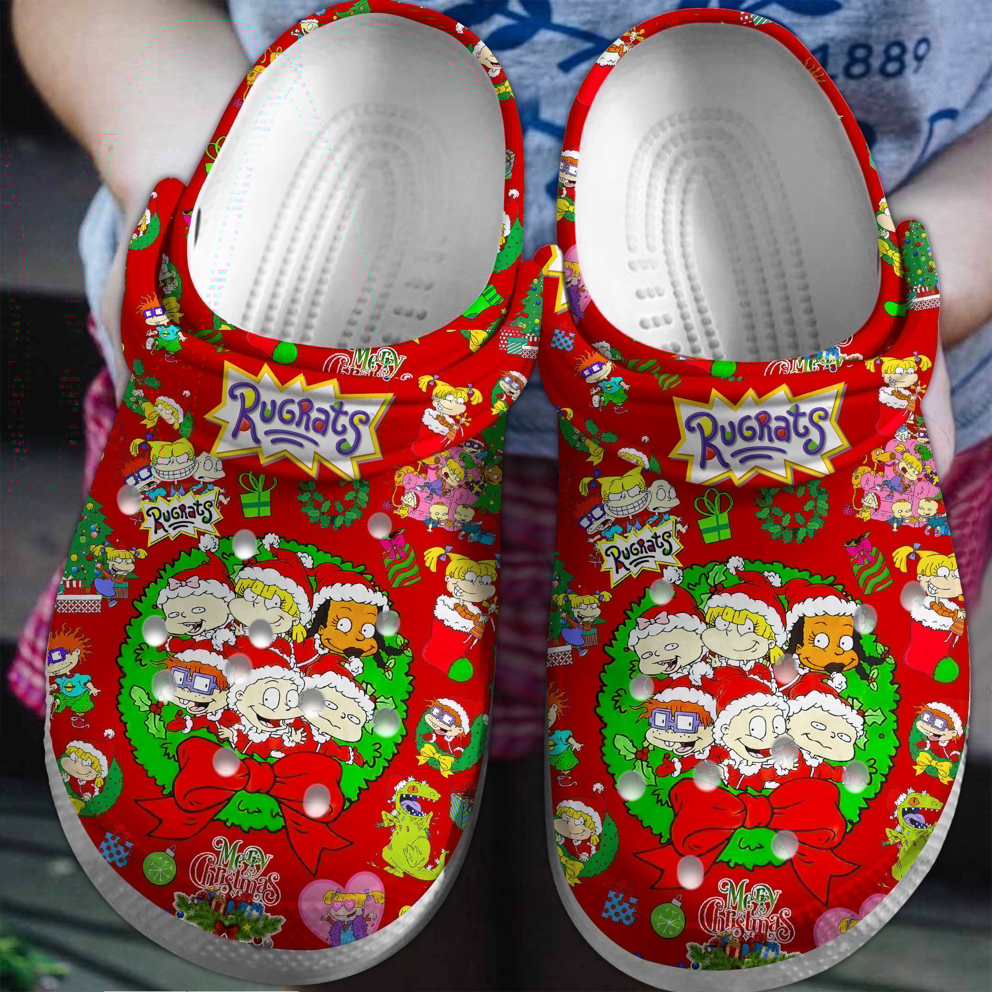 Rugrats TV Series Crocs Crocband Clogs Shoes Comfortable For Men Women and Kids