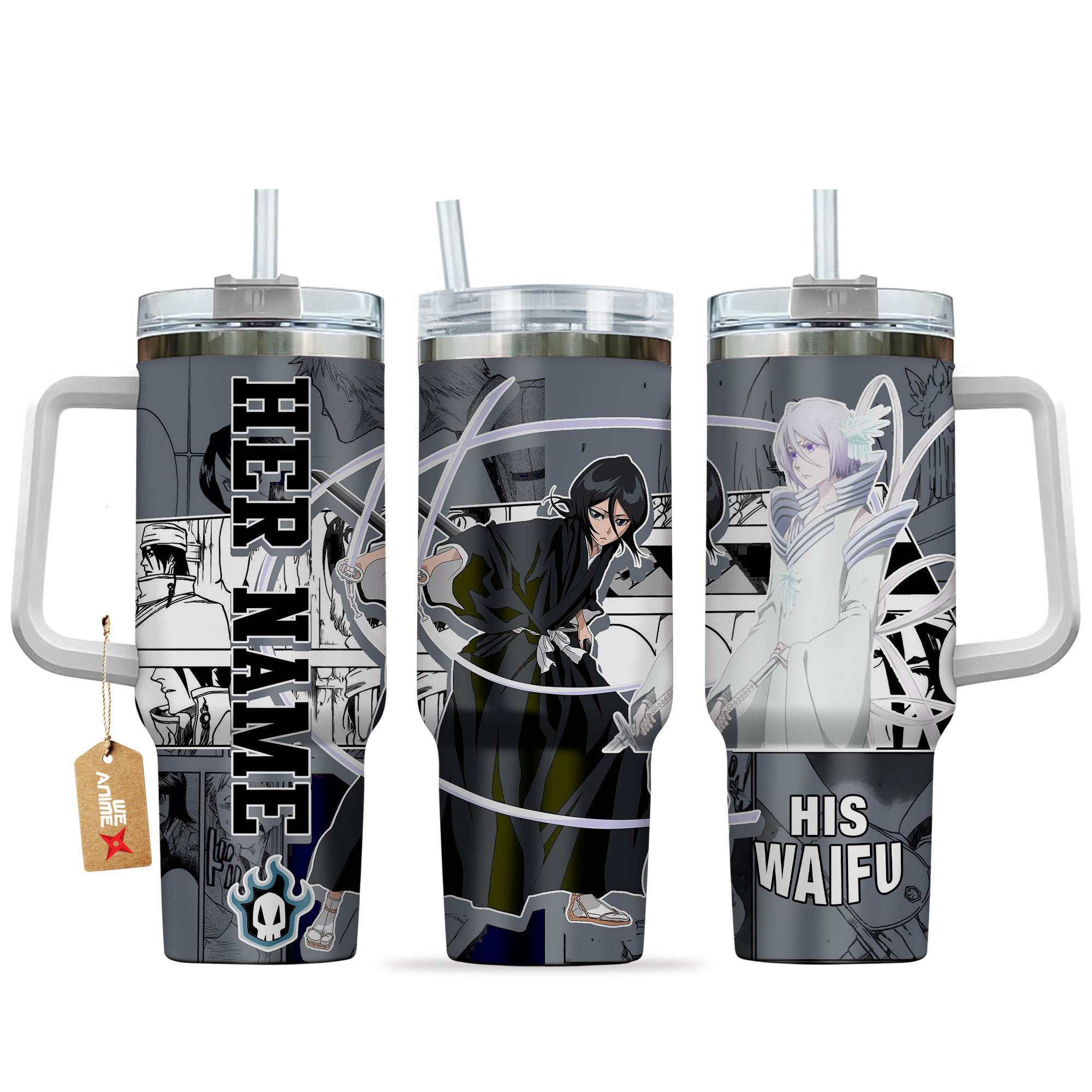 Rukia Kuchiki Bleach Anime Custom Stanley Cup 40 oz 30 oz Tumbler With HandleTVC2301136