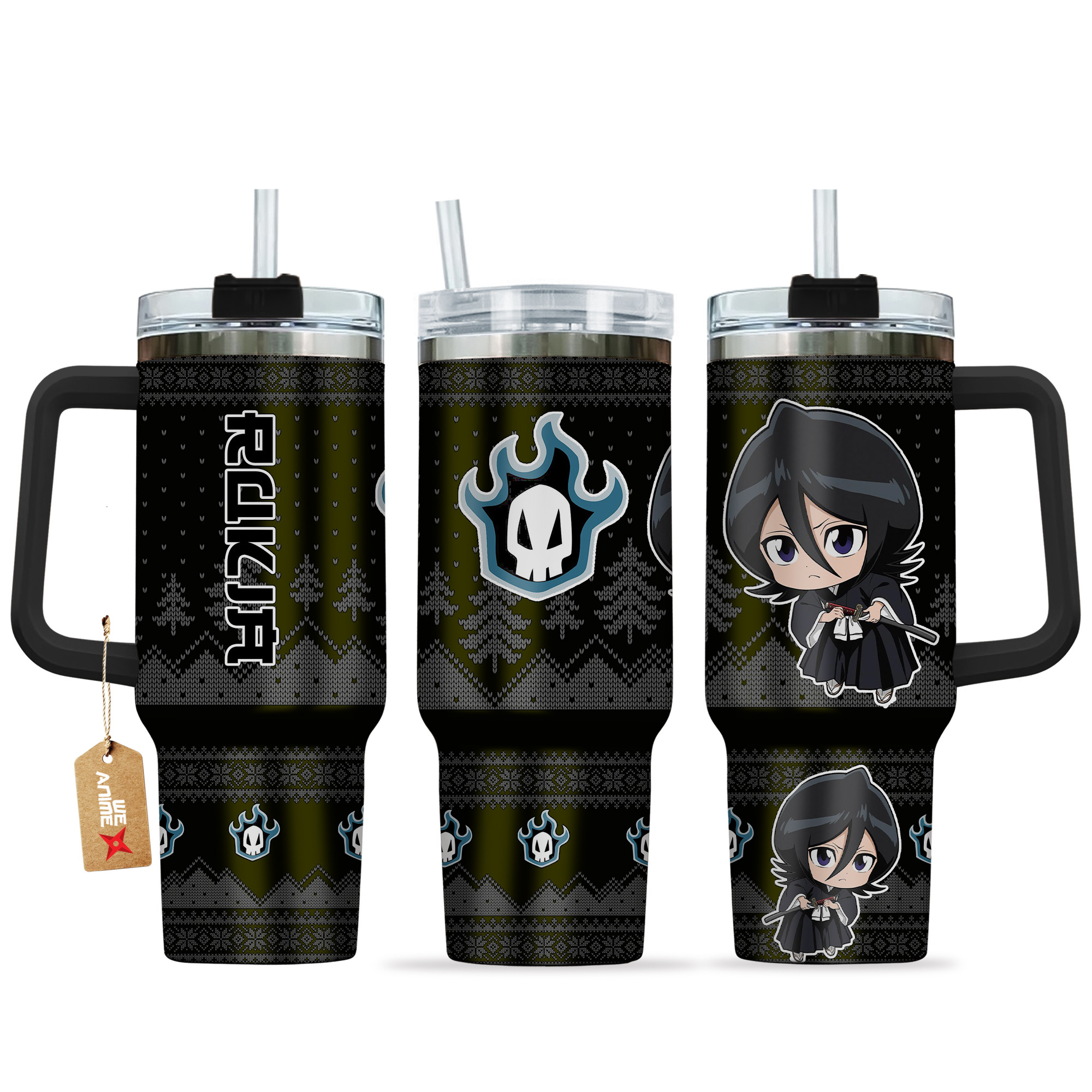 Rukia Kuchiki Bleach Anime Custom Stanley Cup 40 oz 30 oz Tumbler With HandleTVC2301163