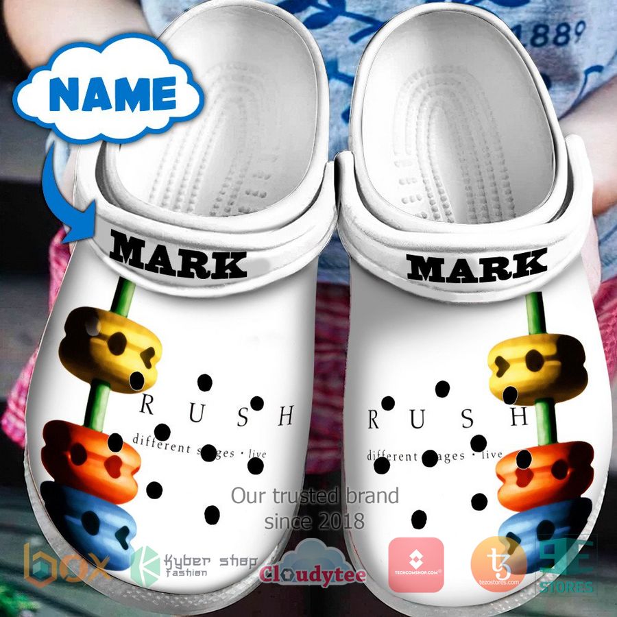 Rush Band Music Crocs Crocband Clogs Shoes Comfortable For Men Women and Kids