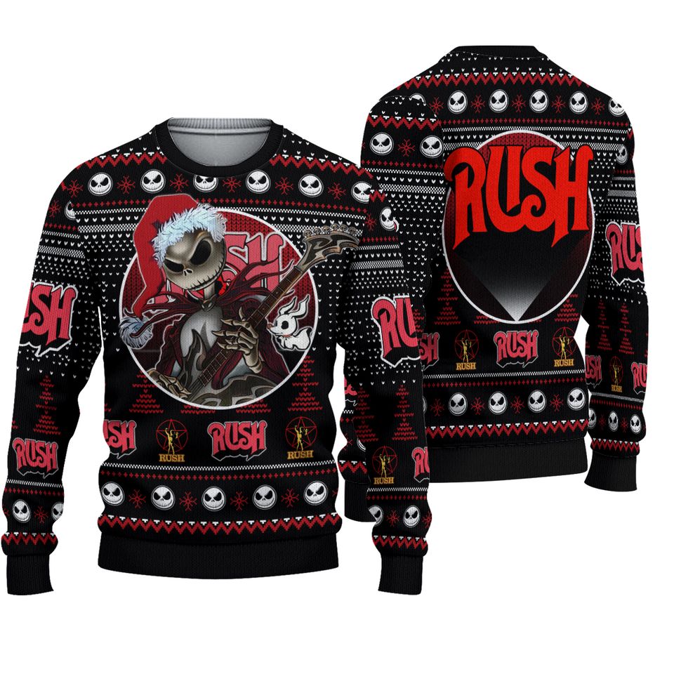 Rush Band Unisex Ugly Sweater, Rush Band Unisex
