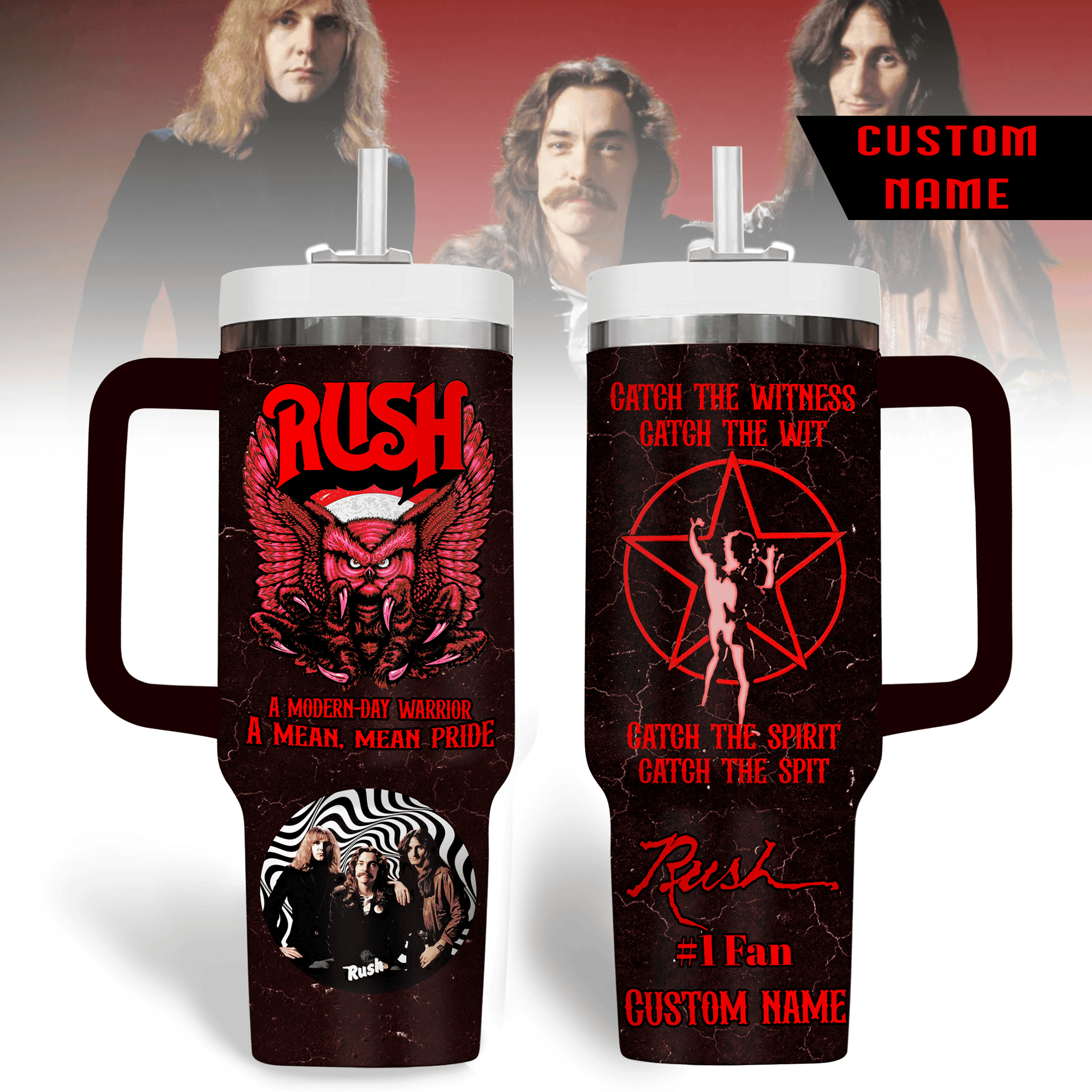 Rush Music Custom Stanley Cup 40 oz 30 oz Tumbler With HandleTVC2301241