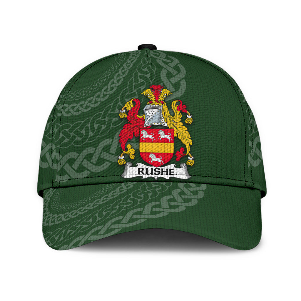 Rushe Coat Of Arms - Irish Family Crest St Patrick's Day Hat Classic Cap Trucker Hats Custom Hats Gifts For Men & Women