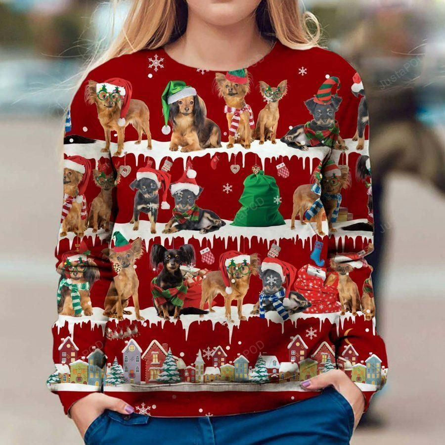 Russkiy Toy Ugly Christmas Sweater Adult 3D Funny Matching for family
