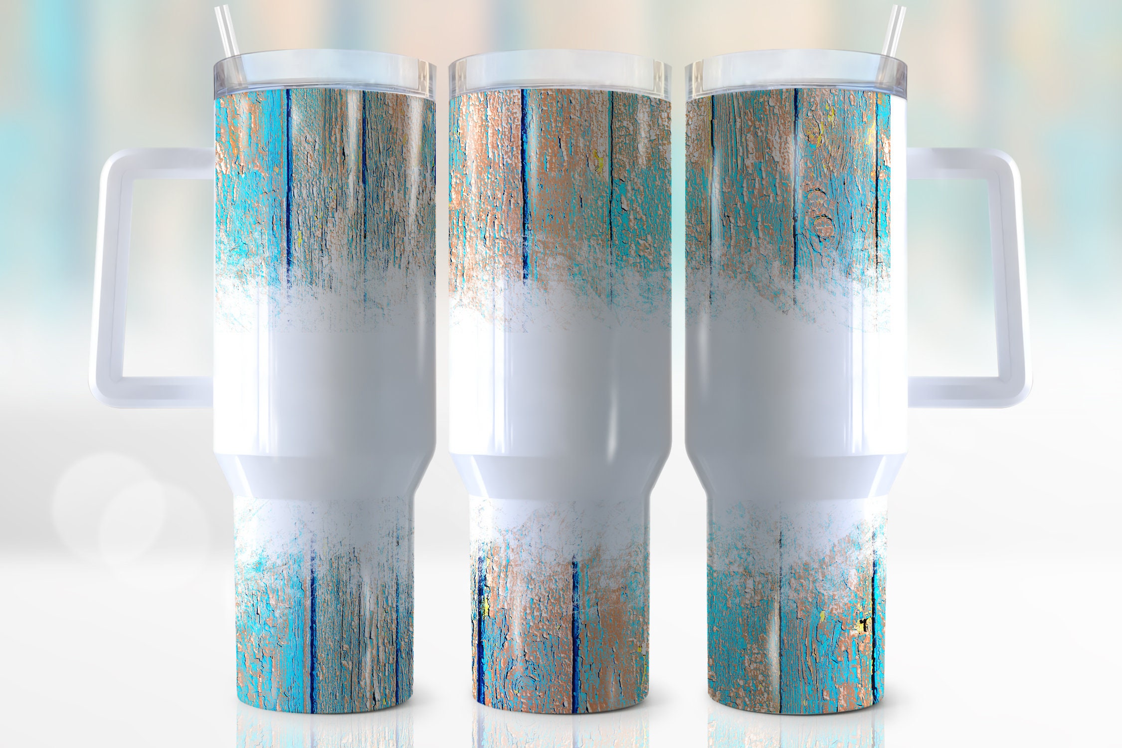 Rustic Wood Custom Stanley Cup 40 oz 30 oz Tumbler With HandleTVC2301943