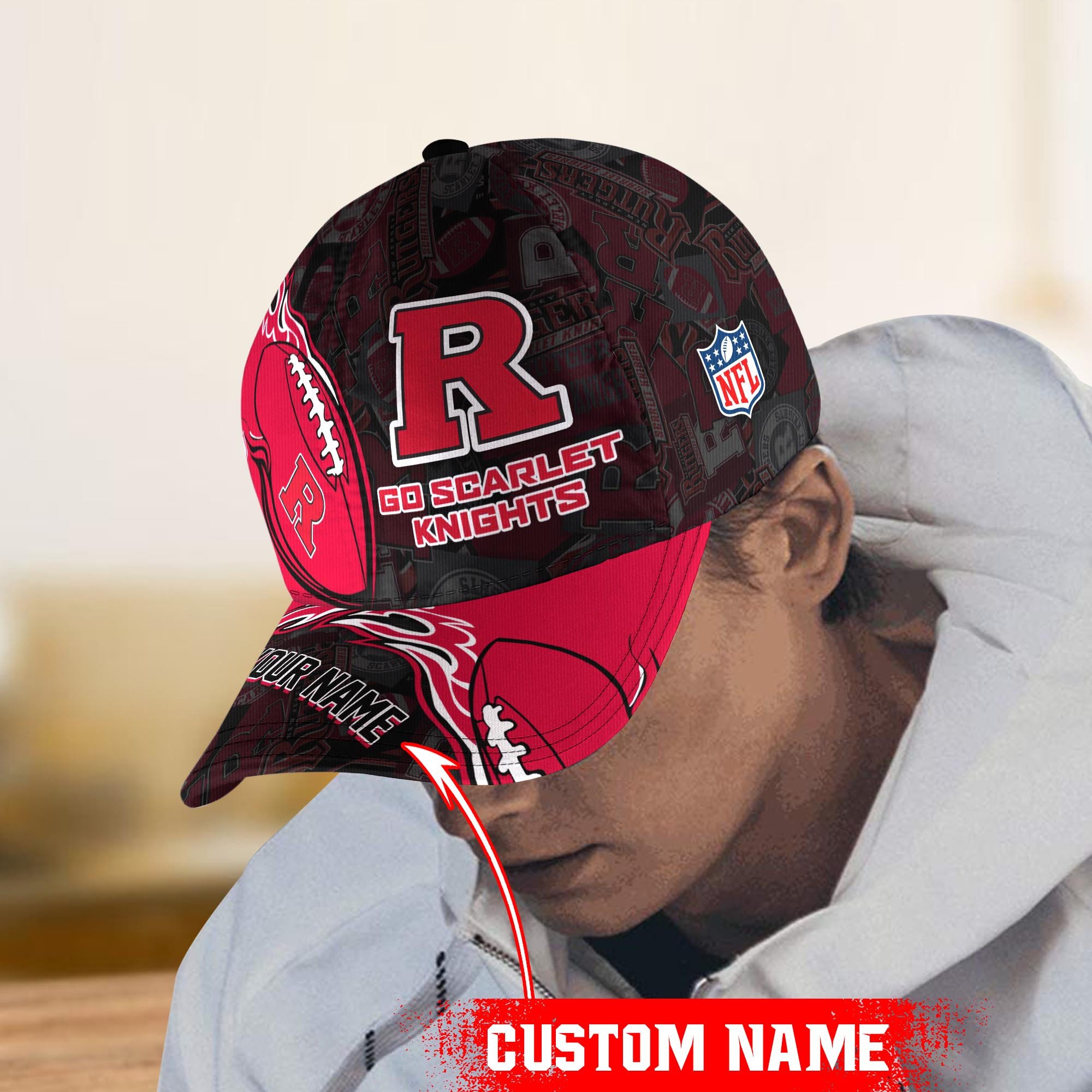 Rutgers Scarlet Knights Classic Cap Trucker Hats Custom Hats Gifts For Men & Women