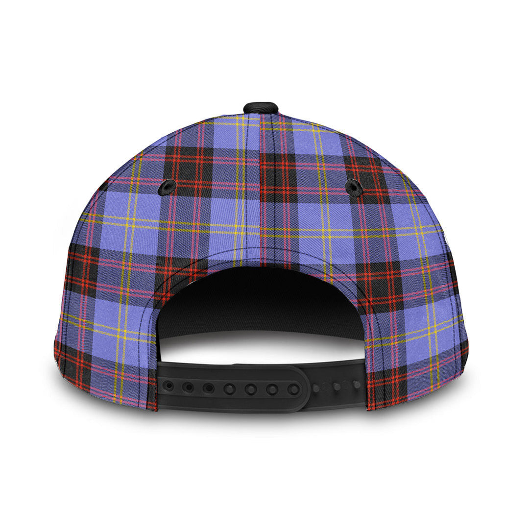 Rutherford Tartan Baseball Cap, Tartan Plaid Cap with Family Crest K23 Trucker Hats Custom Hats Gifts For Men & Women
