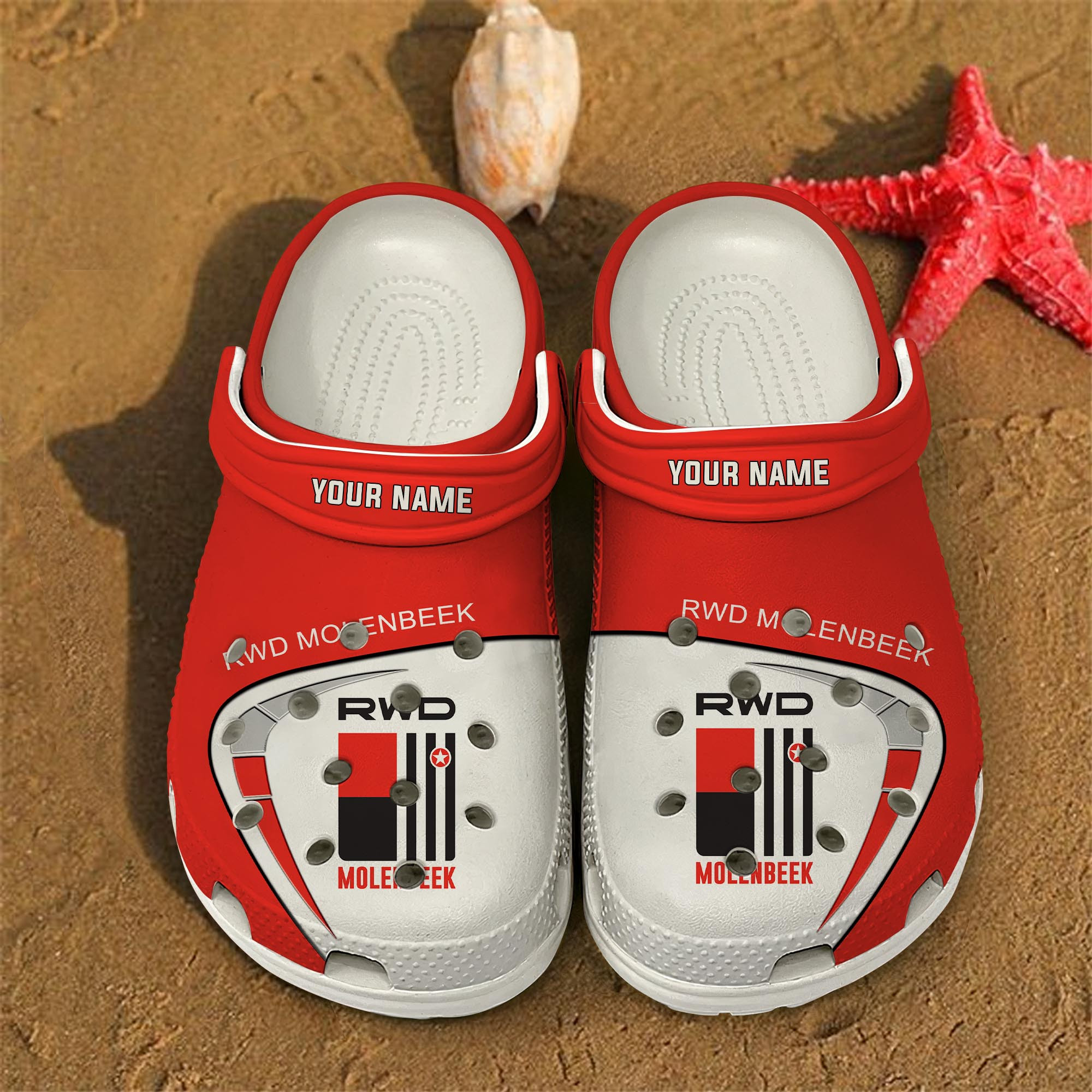 RWD Molenbeek Football Crocs Crocband Clogs Shoes Comfortable For Men Women and Kids