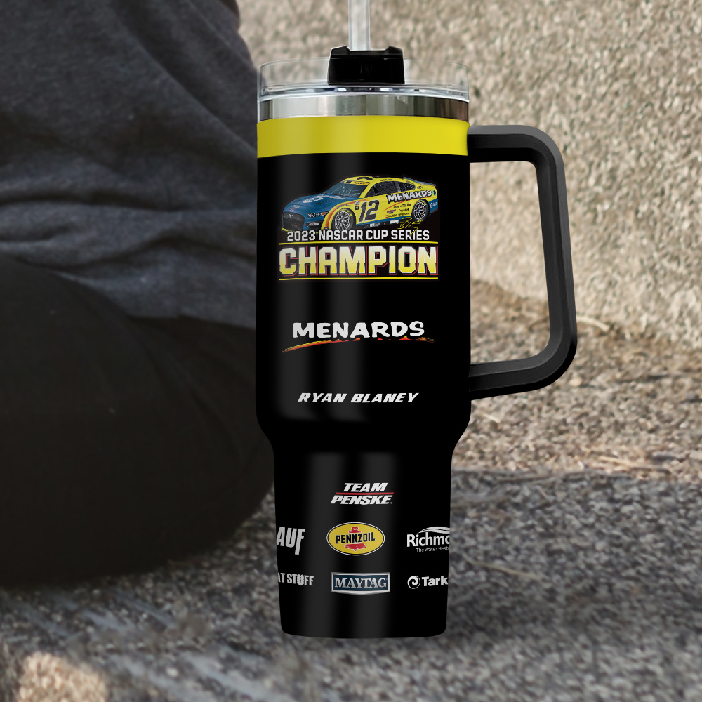 Ryan Blaney x Team Penske NASCAR Custom Stanley Cup 40 oz 30 oz Tumbler With HandleTVC2301847 - Image 2