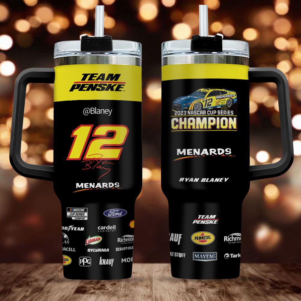 Ryan Blaney x Team Penske NASCAR Custom Stanley Cup 40 oz 30 oz Tumbler With HandleTVC2301847