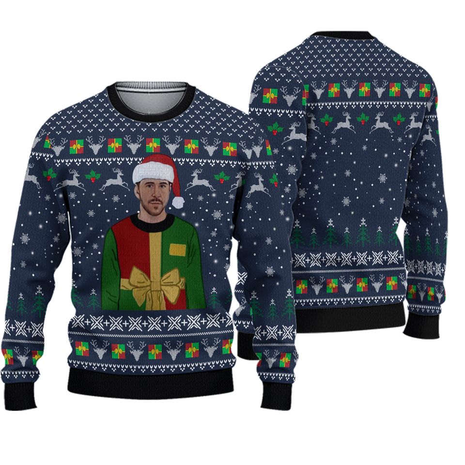 Ryan Reynolds Funny Ugly Christmas Sweater