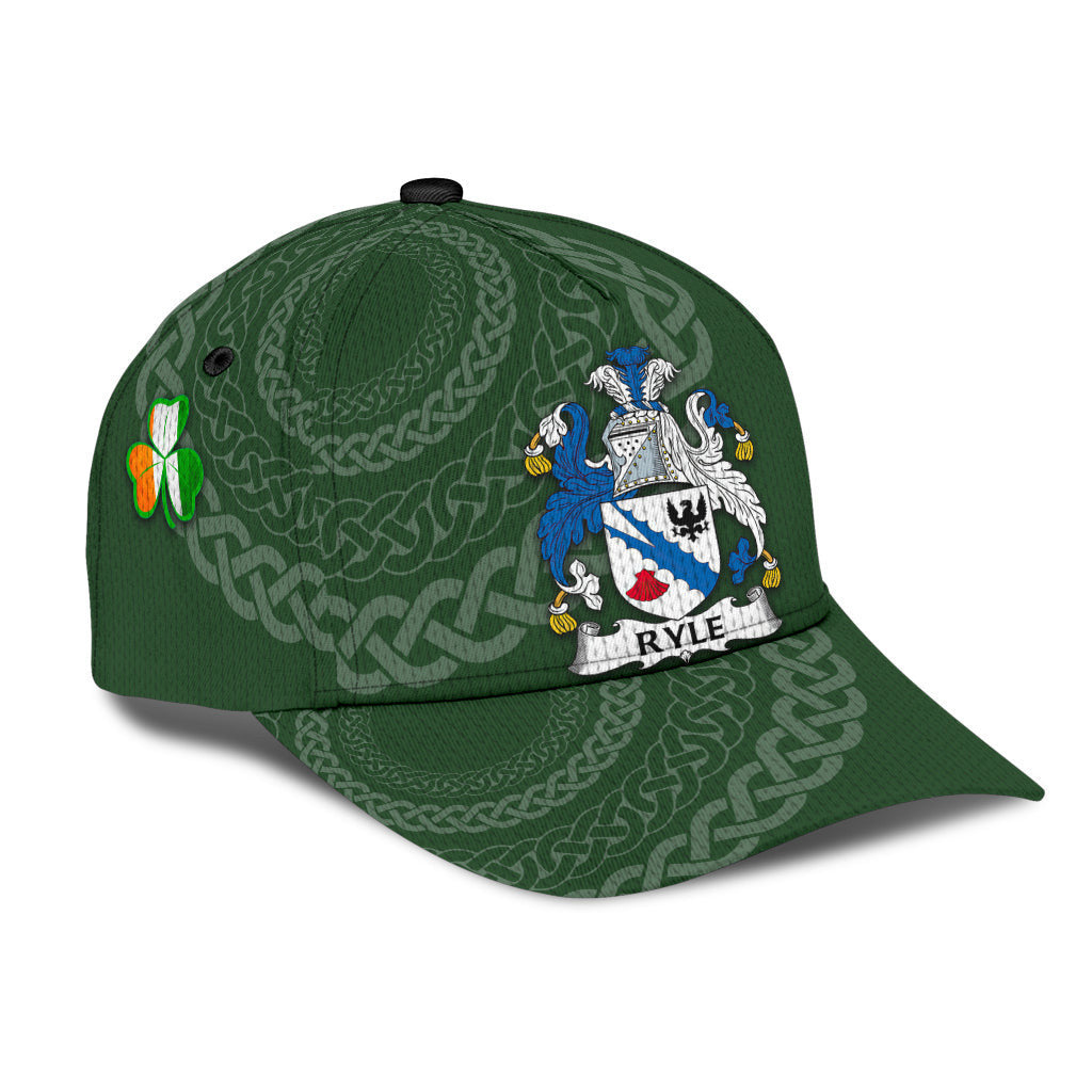 Ryle Coat Of Arms - Irish Family Crest St Patrick's Day Hat Classic Cap Trucker Hats Custom Hats Gifts For Men & Women