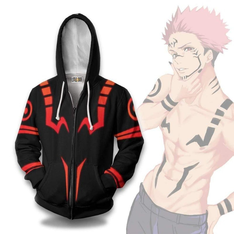 Ryomen Sukuna 3D All Over Print Hoodie, Zip Hoodie