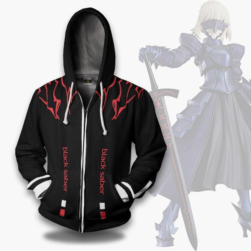 Saber Alter Fate Grand Order Unisex Casual Custom 3D All Over Print Hoodie, Zip Hoodie