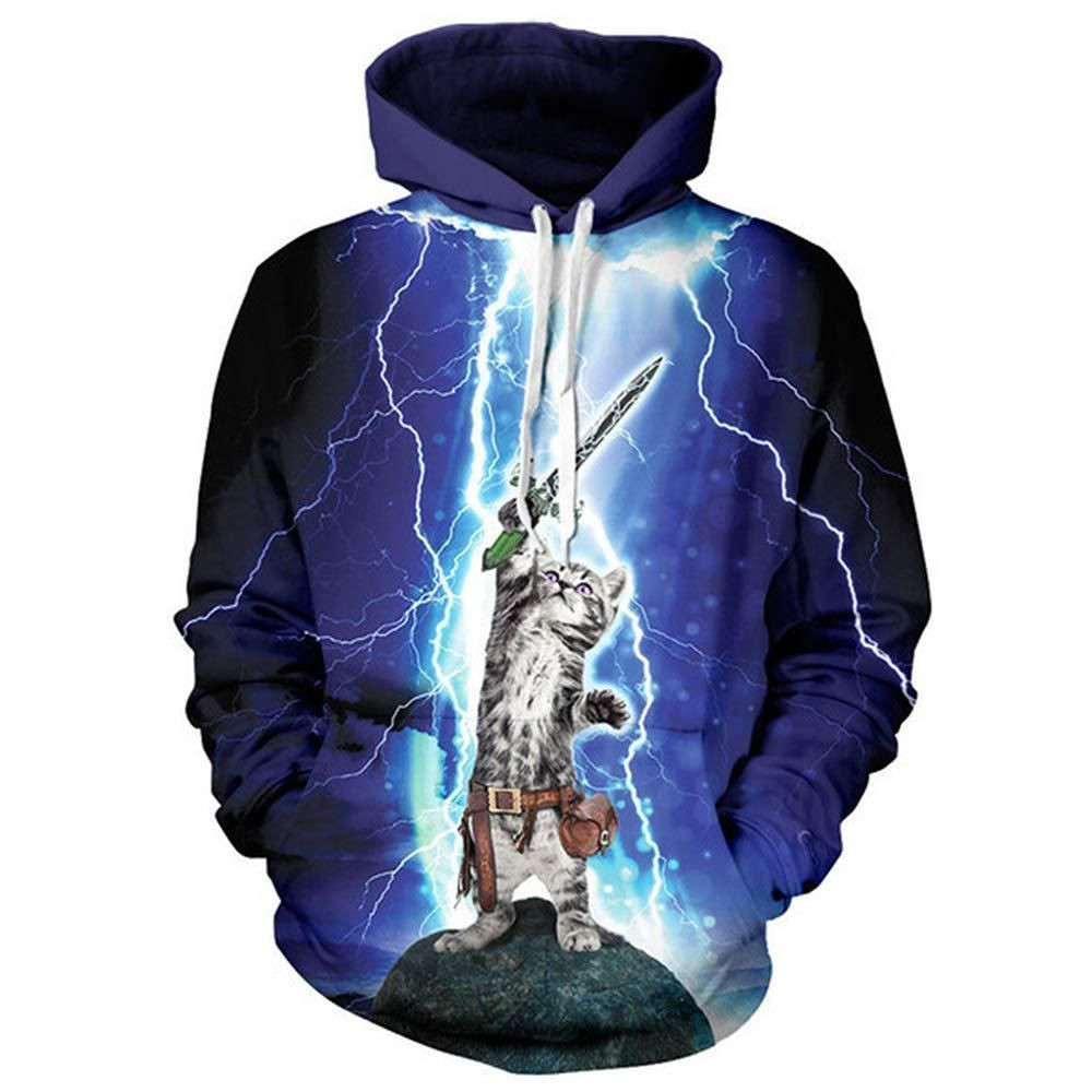 Saber cat 3D All Over Print Hoodie, Zip Hoodie