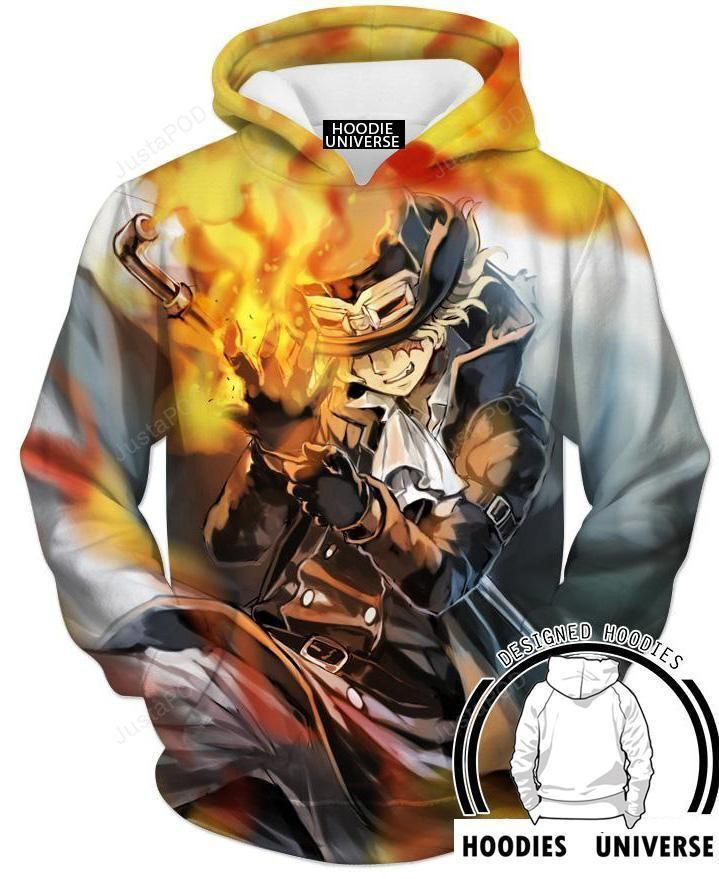SABO FIRE 3D All Over Print Hoodie, Zip Hoodie