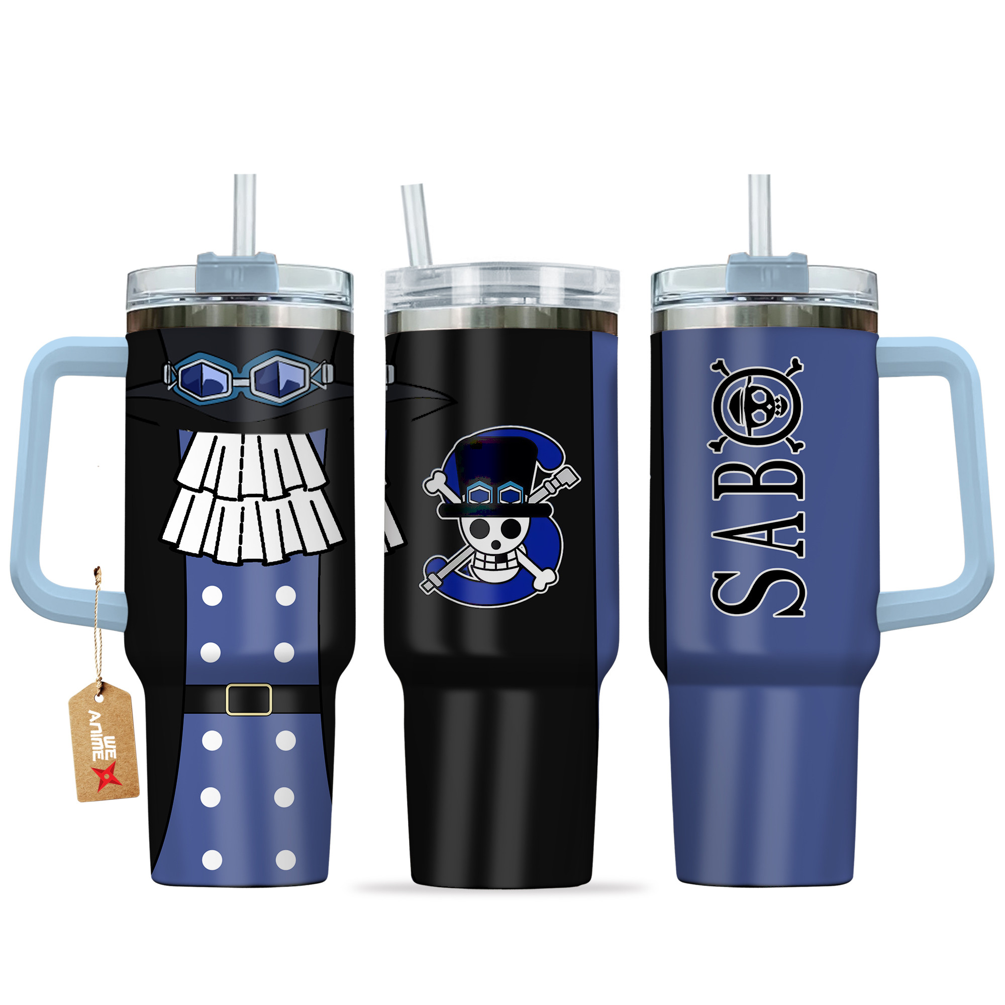 Sabo One Piece Anime Custom Stanley Cup 40 oz 30 oz Tumbler With HandleTVC2301139