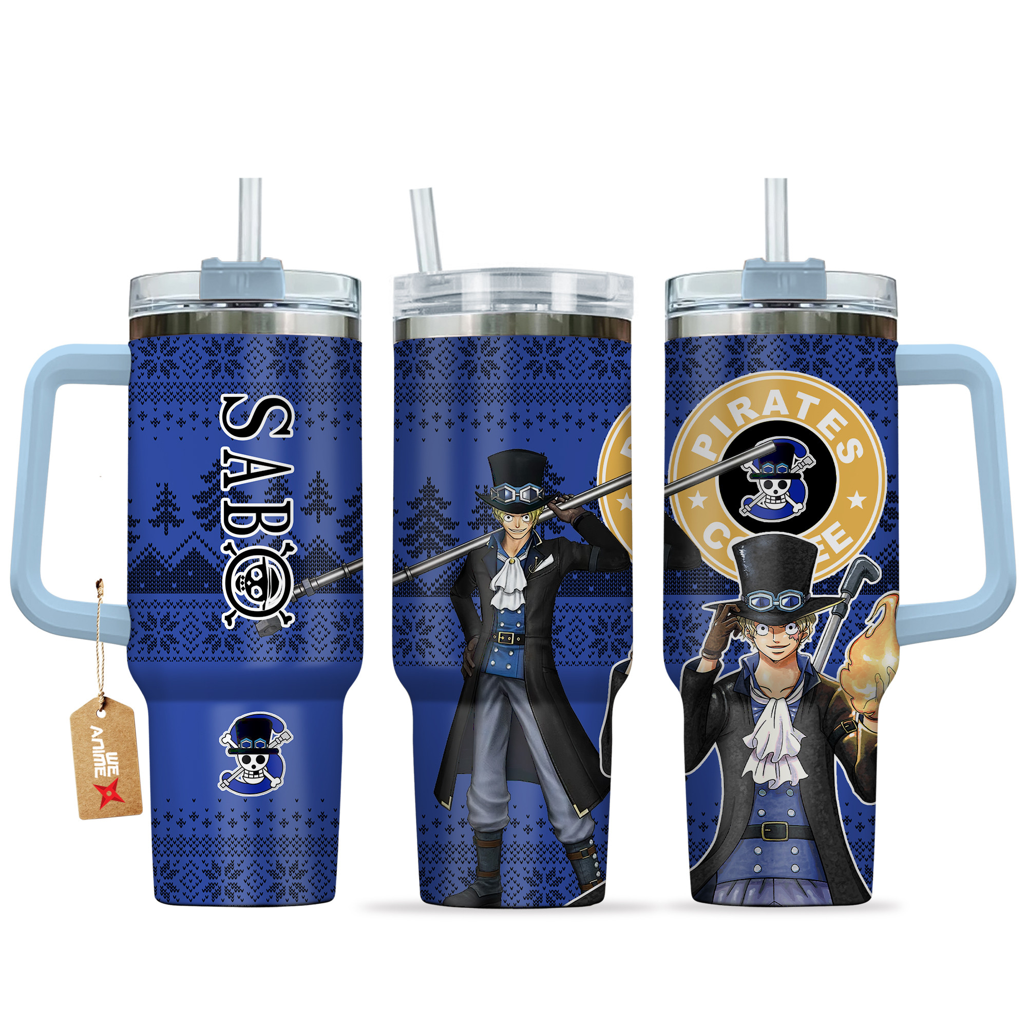 Sabo One Piece Anime Custom Stanley Cup 40 oz 30 oz Tumbler With HandleTVC2301156