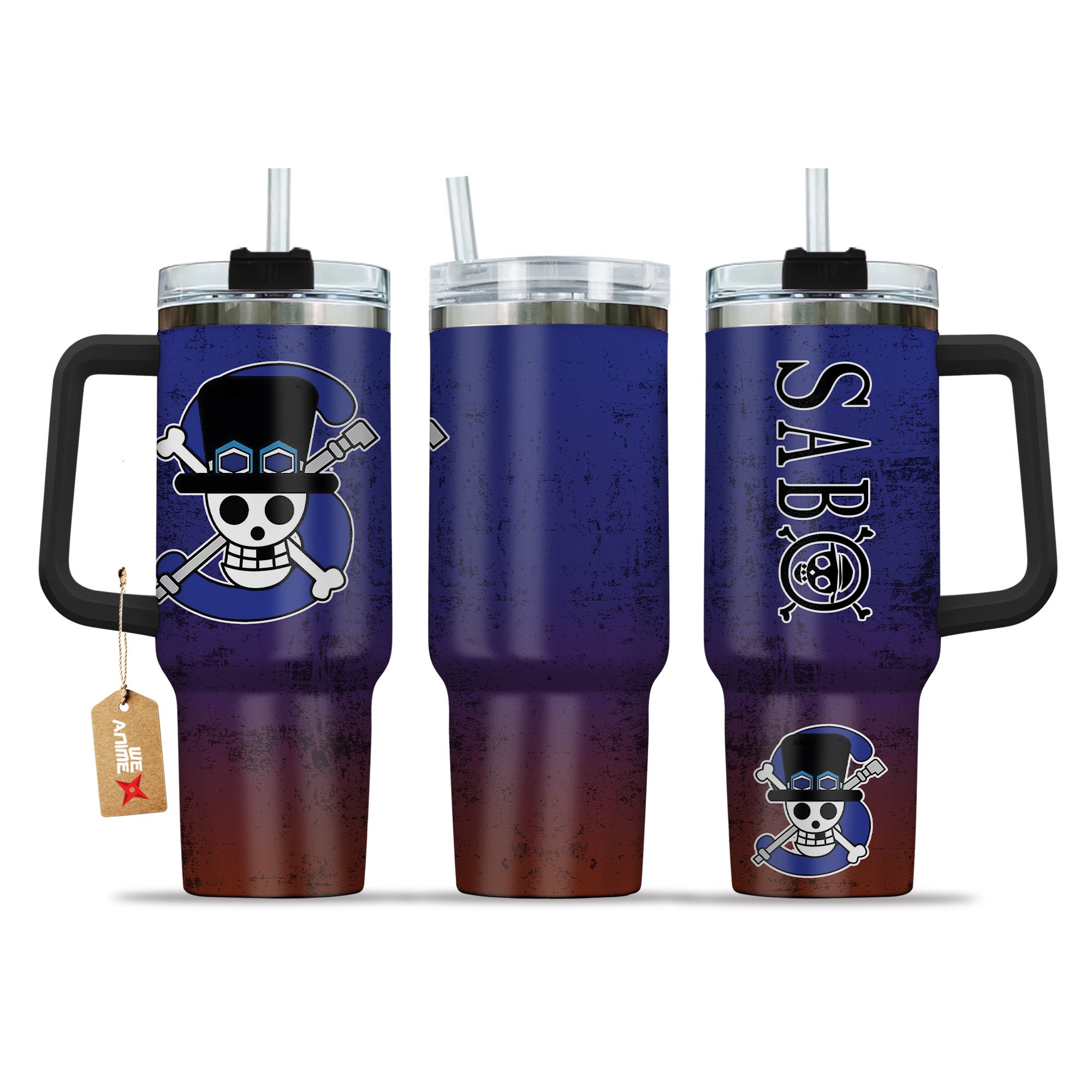 Sabo One Piece Anime Custom Stanley Cup 40 oz 30 oz Tumbler With HandleTVC2301208