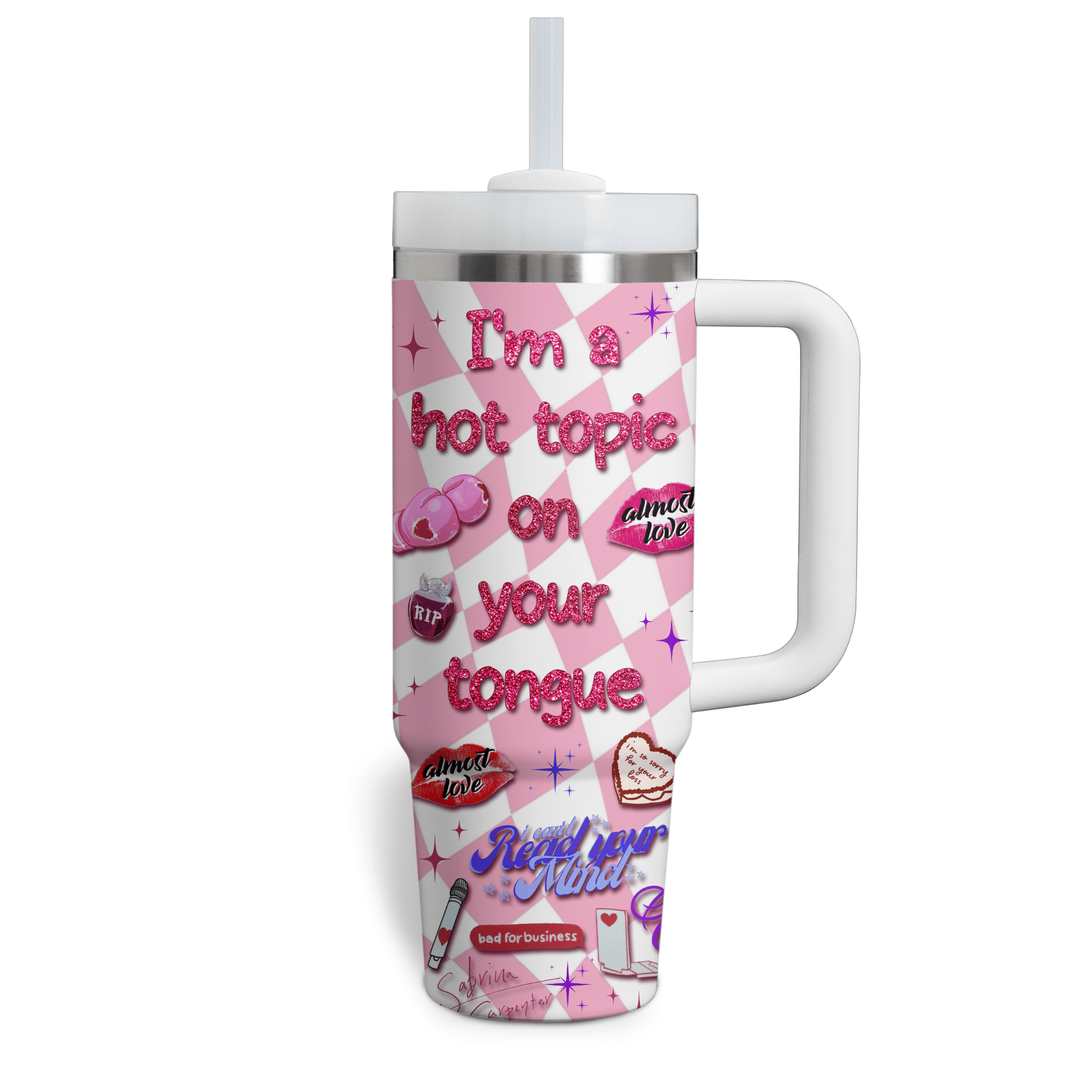 Sabrina Carpenter Music Custom Stanley Cup 40 oz 30 oz Tumbler With HandleTVC2301524 - Image 3