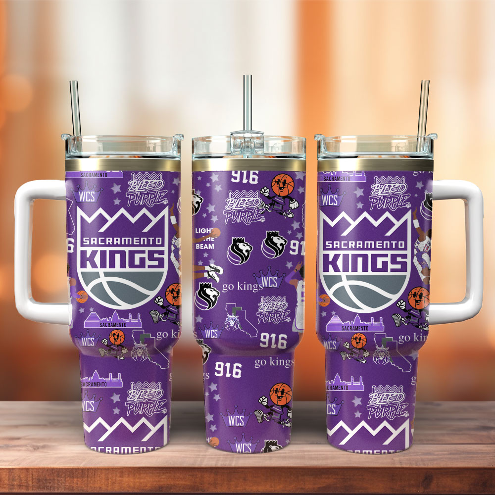 Sacramento Kings Basketball NBA Sports Custom Stanley Cup 40 oz 30 oz Tumbler With HandleTVC2301404