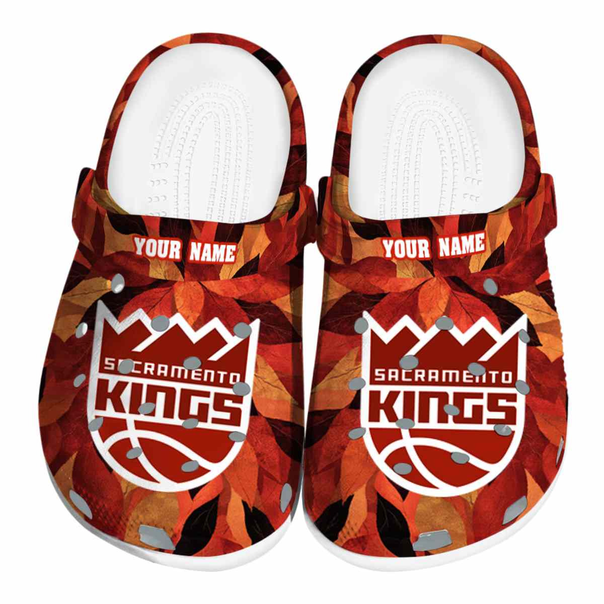 Sacramento Kings NBA Sport Crocs Crocband Clogs Shoes Comfortable For Men Women and Kids
