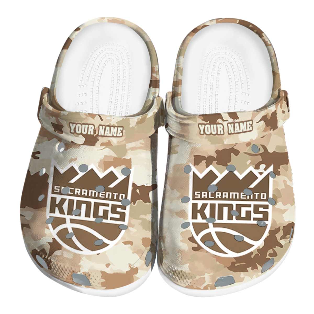 Sacramento Kings NBA Sport Crocs Crocband Clogs Shoes Comfortable For Men Women and Kids