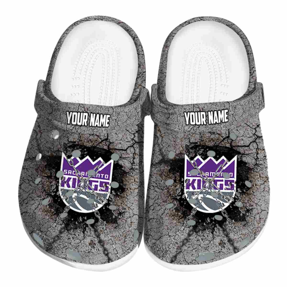 Sacramento Kings NBA Sport Crocs Crocband Clogs Shoes Comfortable For Men Women and Kids