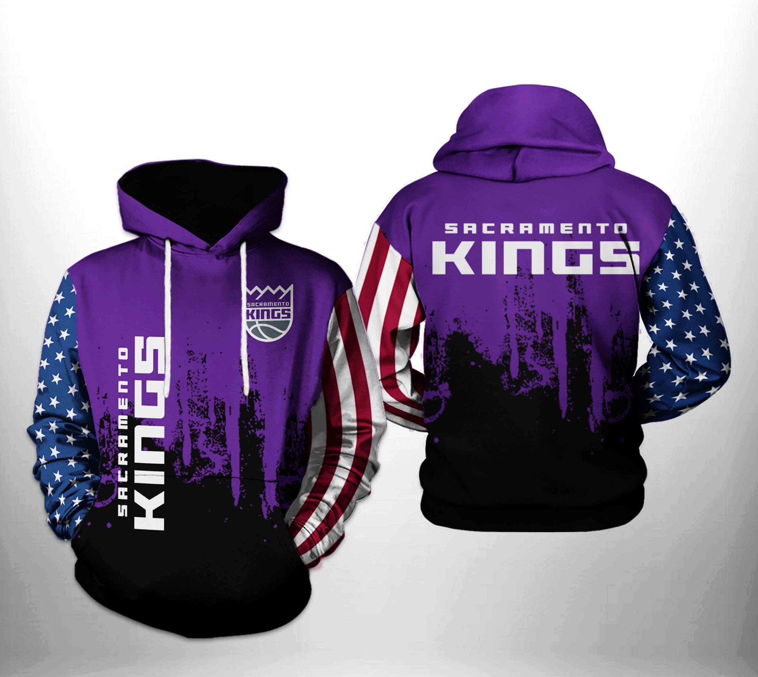Sacramento Kings NBA Team US 3D All Over Print Hoodie, Zip Hoodie