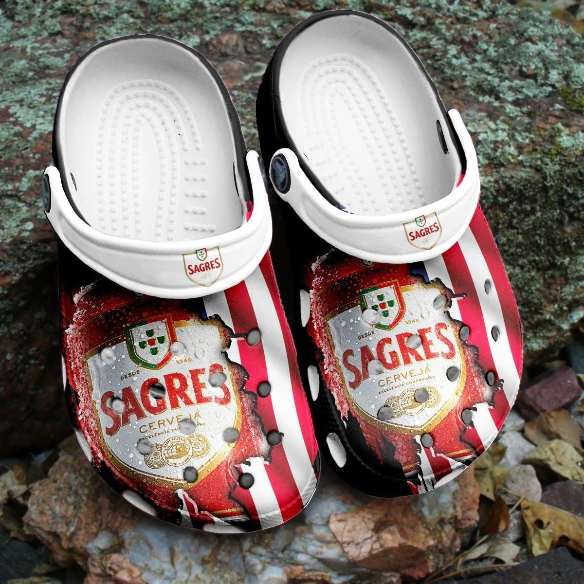 Sagres Beer Crocs Clogs Shoes Crocband Comfortable For Men Women