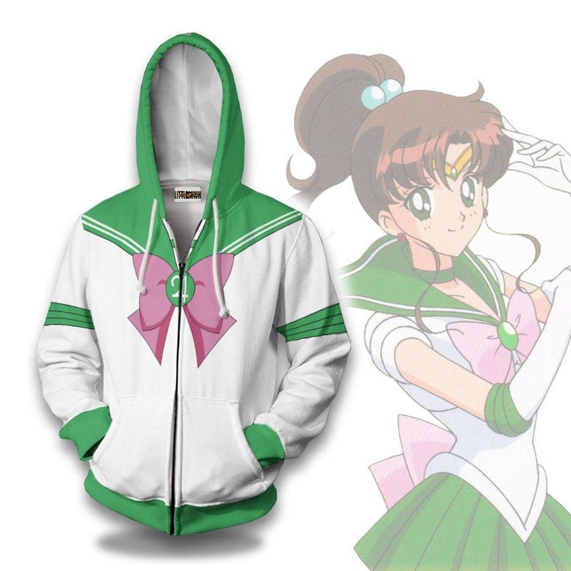 Sailor Jupiter 3D All Over Print Hoodie, Zip Hoodie