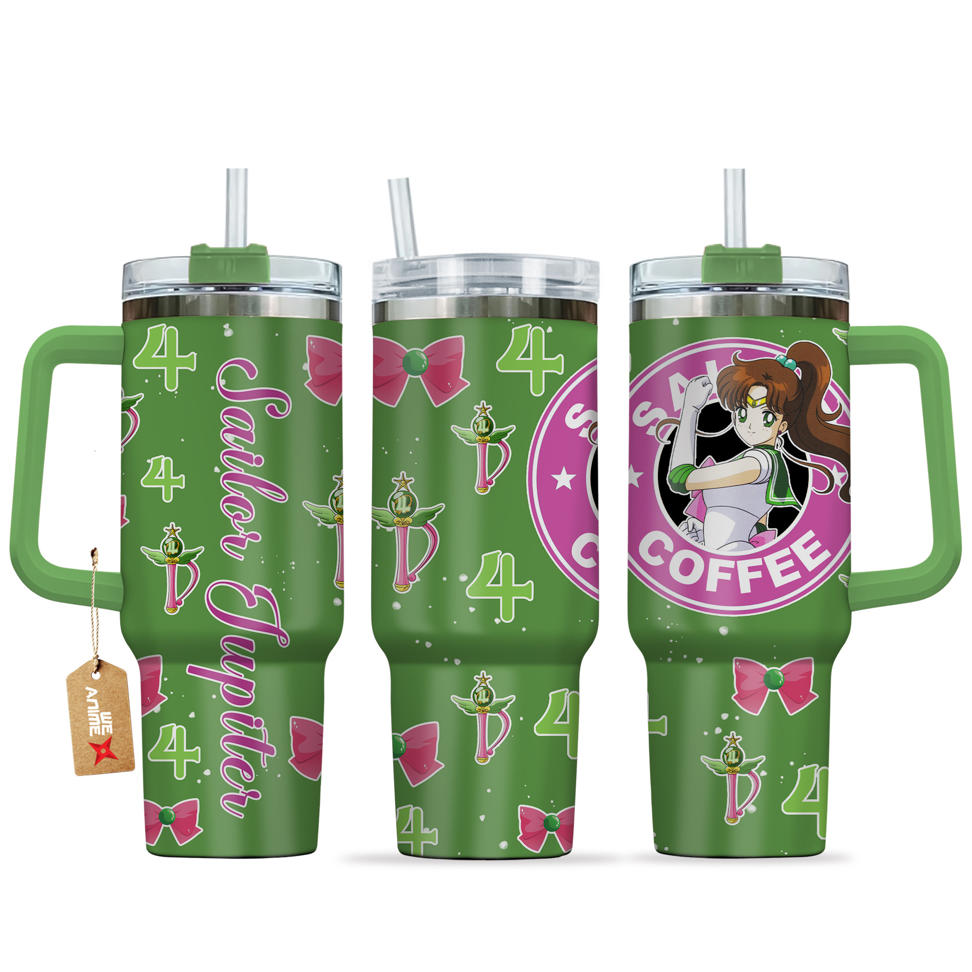 Sailor Jupiter Sailor Moon Anime Custom Stanley Cup 40 oz 30 oz Tumbler With HandleTVC2301163