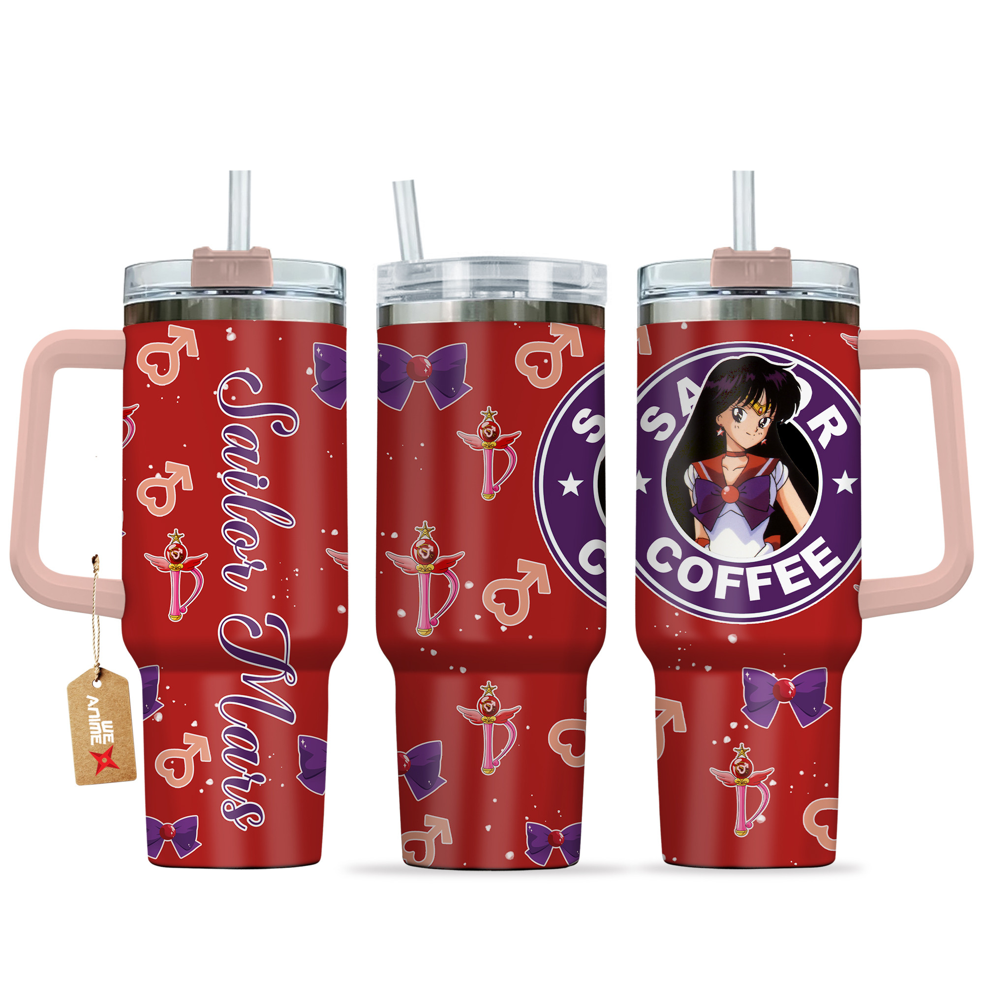 Sailor Mars Sailor Moon Anime Custom Stanley Cup 40 oz 30 oz Tumbler With HandleTVC2301163
