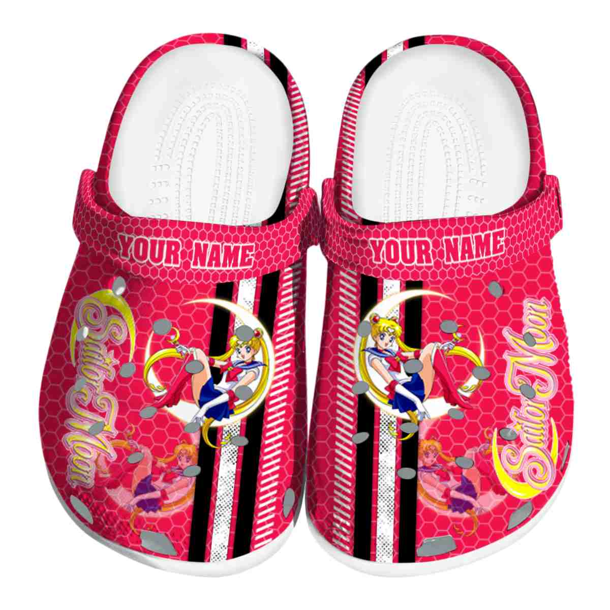 Sailor Moon Anime Crocs Crocband Clogs Shoes Comfortable For Men Women and Kids