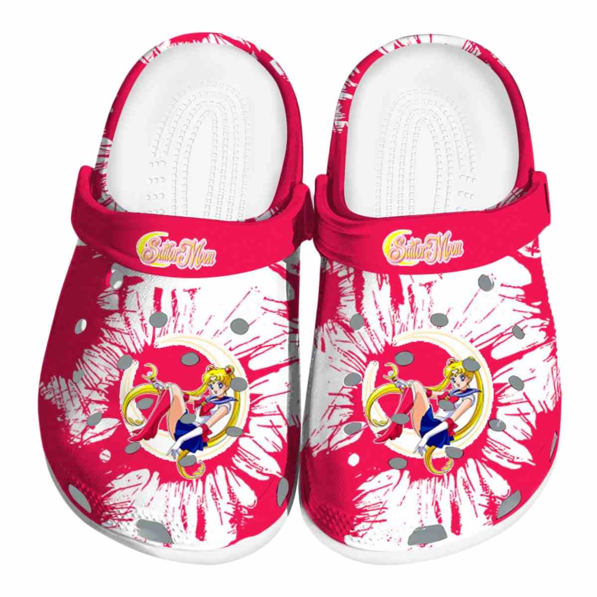 Sailor Moon Anime Crocs Crocband Clogs Shoes Comfortable For Men Women and Kids