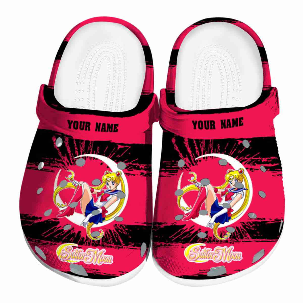 Sailor Moon Anime Crocs Crocband Clogs Shoes Comfortable For Men Women and Kids