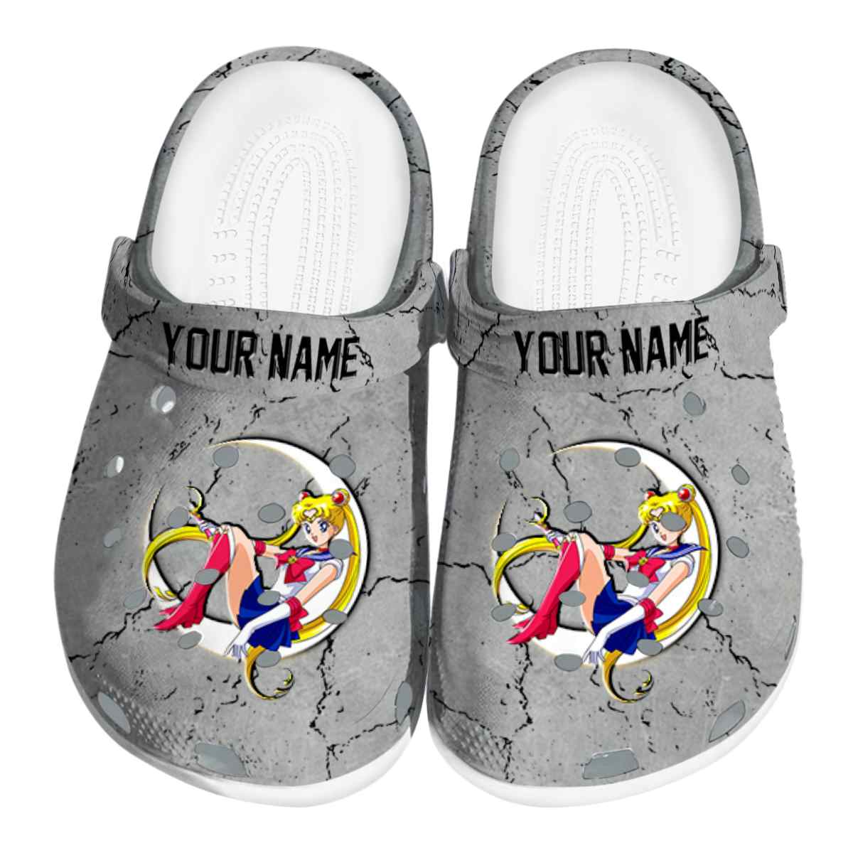Sailor Moon Anime Crocs Crocband Clogs Shoes Comfortable For Men Women and Kids