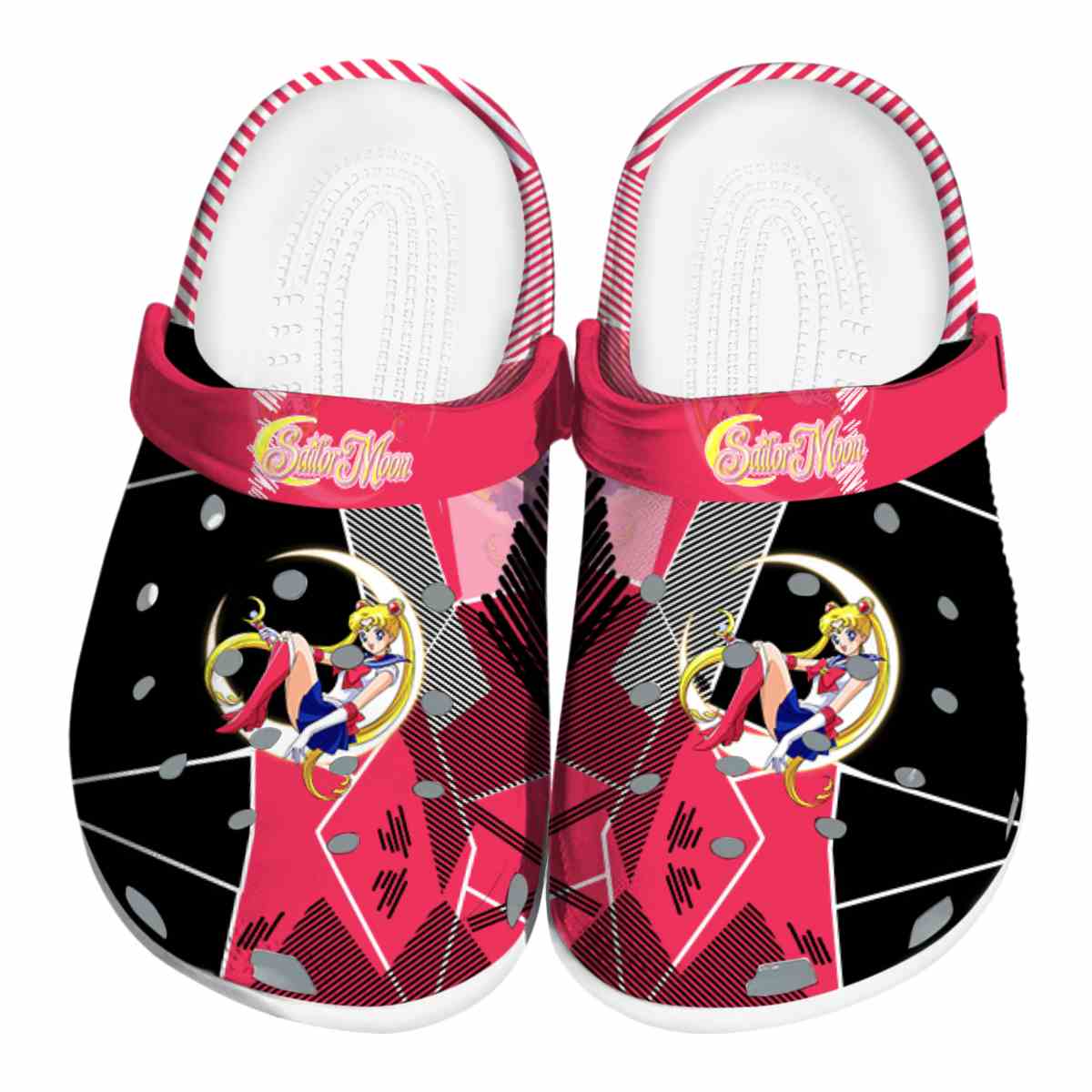 Sailor Moon Anime Crocs Crocband Clogs Shoes Comfortable For Men Women and Kids