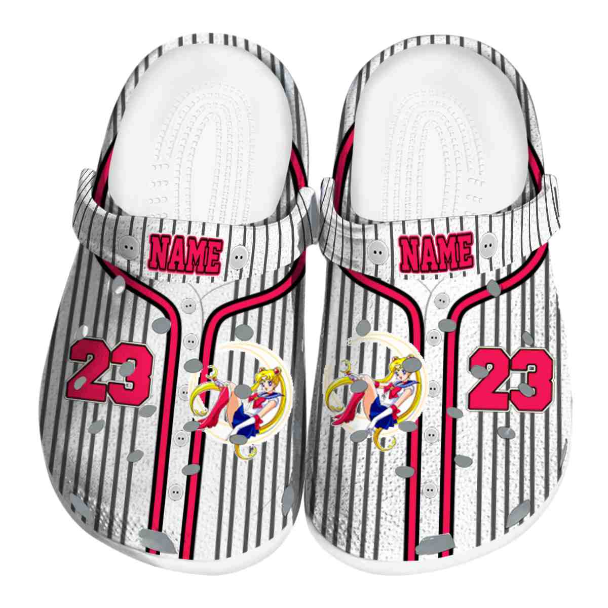 Sailor Moon Anime Crocs Crocband Clogs Shoes Comfortable For Men Women and Kids