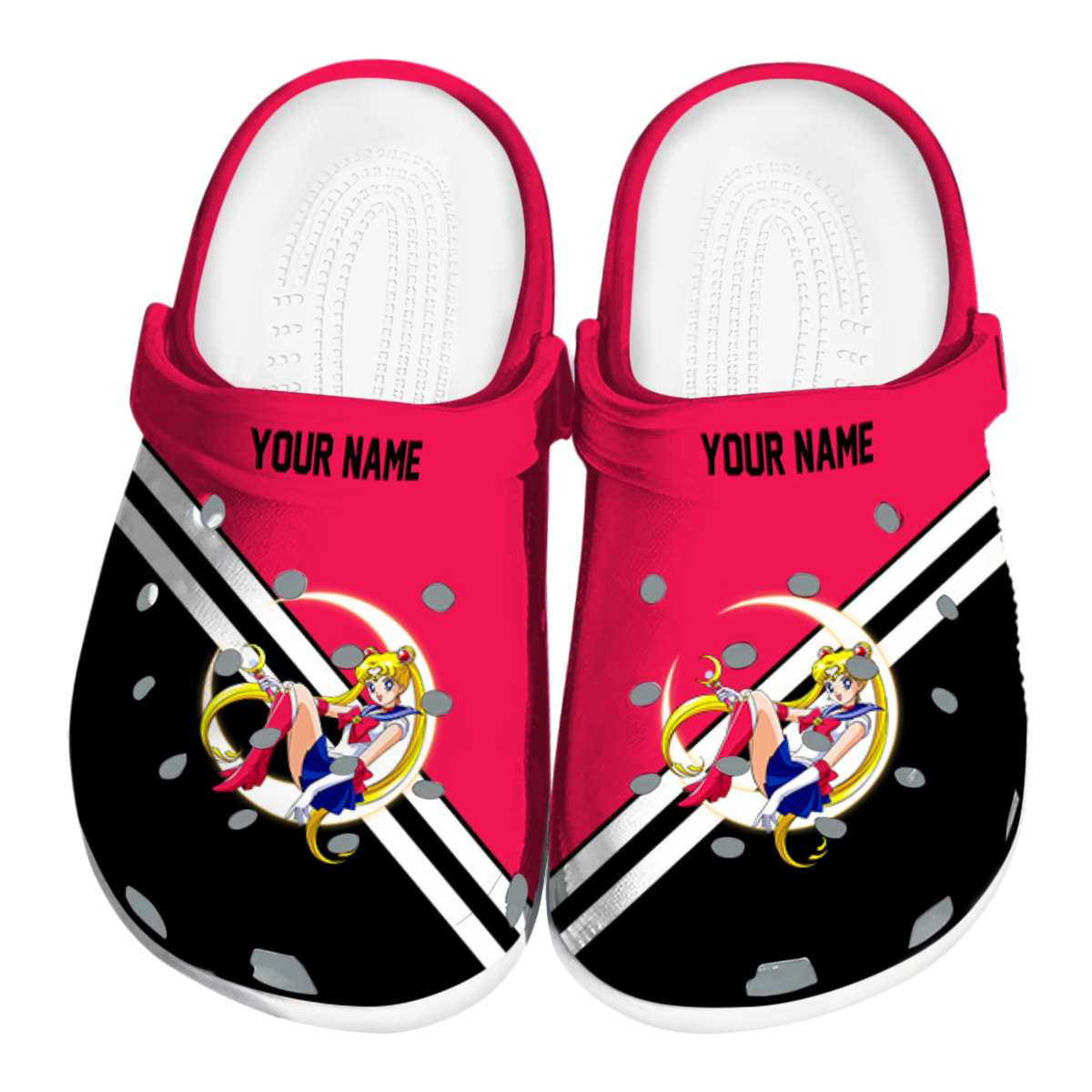 Sailor Moon Anime Crocs Crocband Clogs Shoes Comfortable For Men Women and Kids