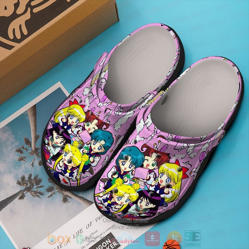 Sailor Moon Anime Crocs Crocband Clogs Shoes Comfortable For Men Women and Kids
