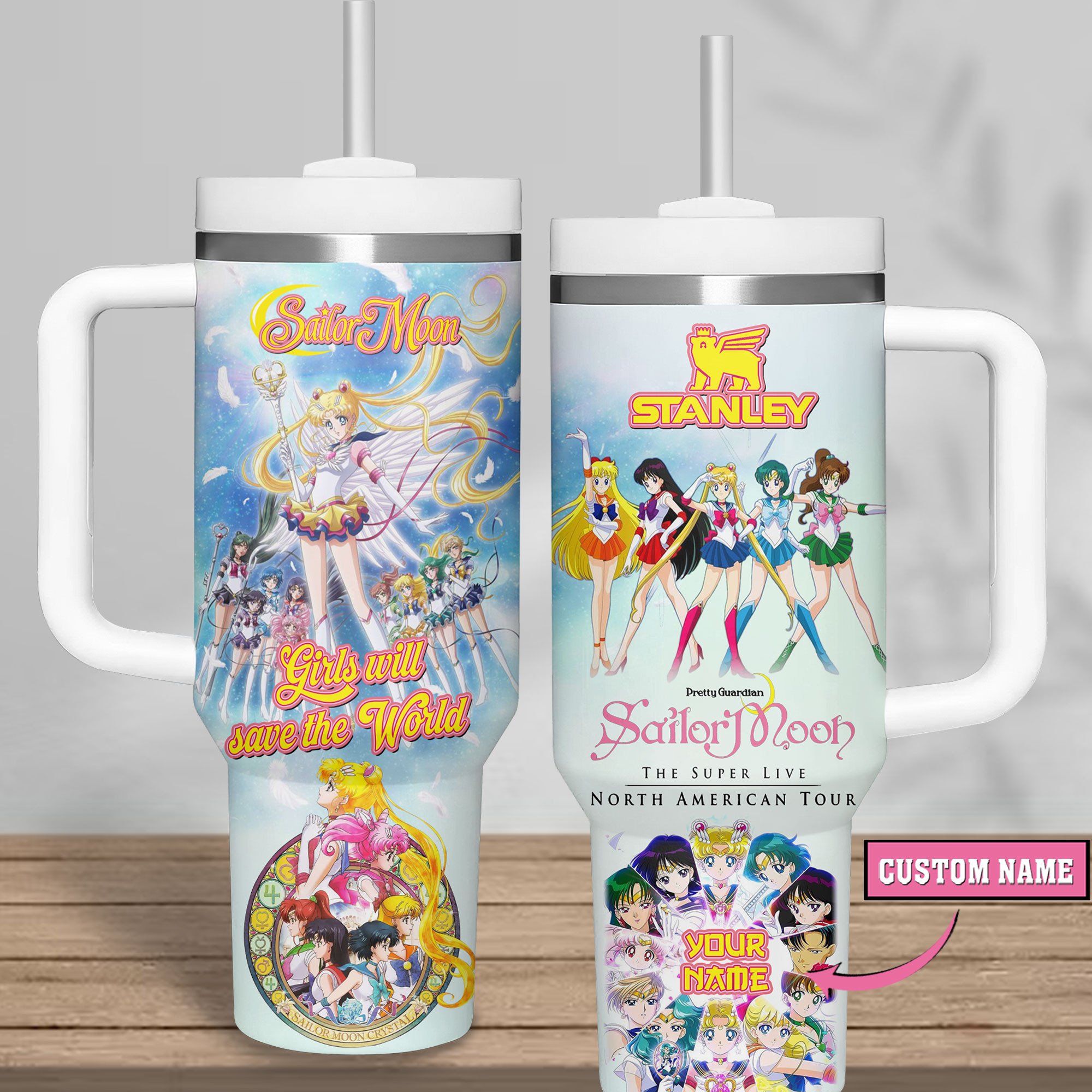 Sailor Moon Anime Custom Stanley Cup 40 oz 30 oz Tumbler With HandleTVC2301183 - Image 2