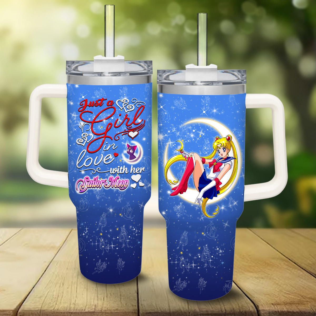 Sailor Moon Cartoon Custom Stanley Cup 40 oz 30 oz Tumbler With HandleTVC2301830