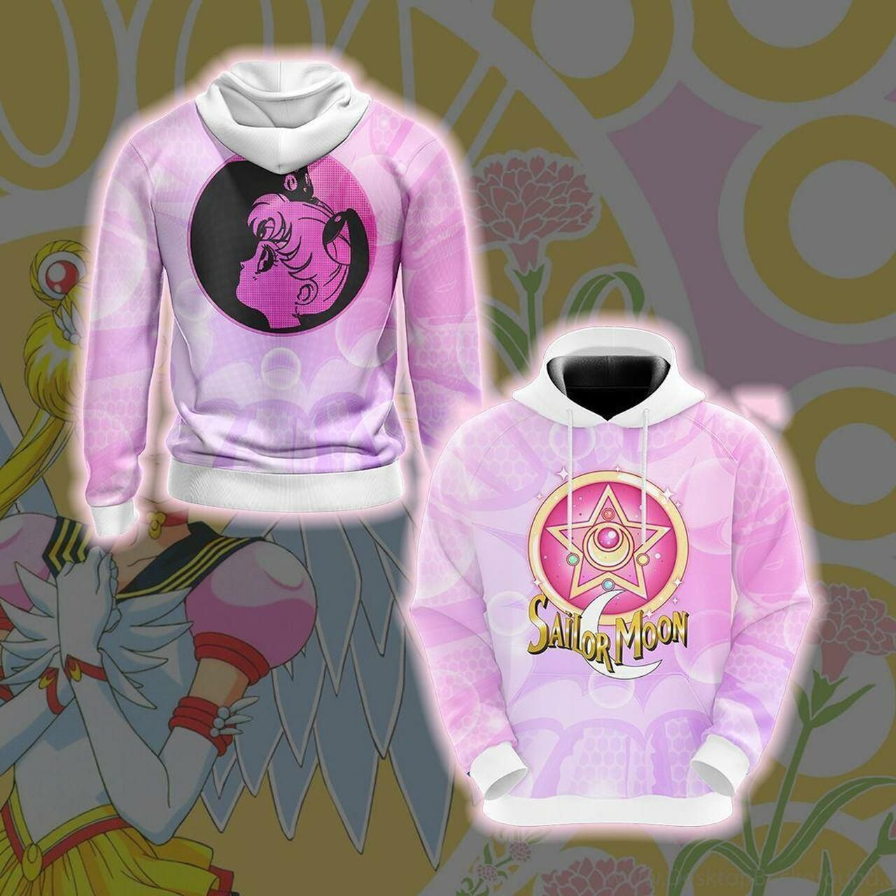 Sailor Moon New Version 3D All Over Print Hoodie, Zip Hoodie
