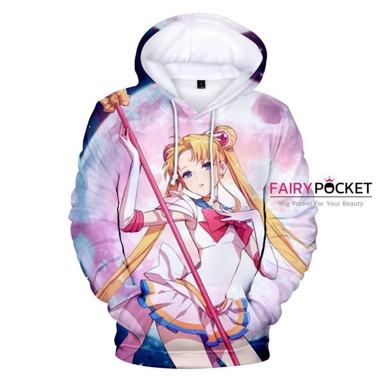 Sailor Moon Tsukino Usagi 3D All Over Print Hoodie, Zip Hoodie