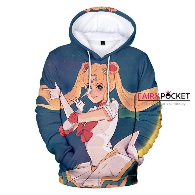 Sailor Moon Tsukino Usagi 3D All Over Print Hoodie, Zip Hoodie