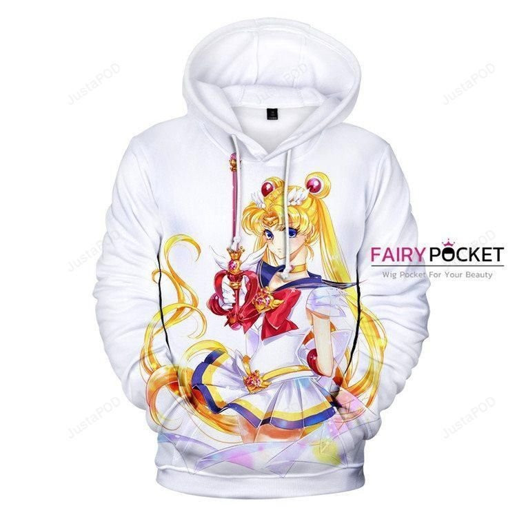 Sailor Moon Tsukino Usagi 3D All Over Print Hoodie, Zip Hoodie